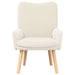Fauteuil Crème 63 x 67 x 94 cm Schapenstof en Triplex