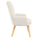 Fauteuil Crème 63 x 67 x 94 cm Schapenstof en Triplex