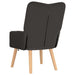 Fauteuil Donkergrijs 63 x 67 x 94 cm Schapenstof en Triplex