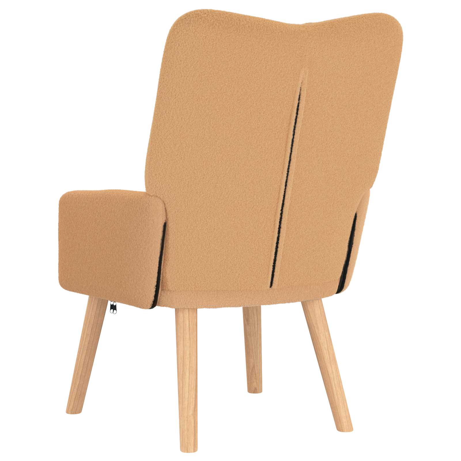 Fauteuil Beige 63 x 67 x 94 cm Polyester en multiplex