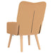Fauteuil Beige 63 x 67 x 94 cm Polyester en multiplex