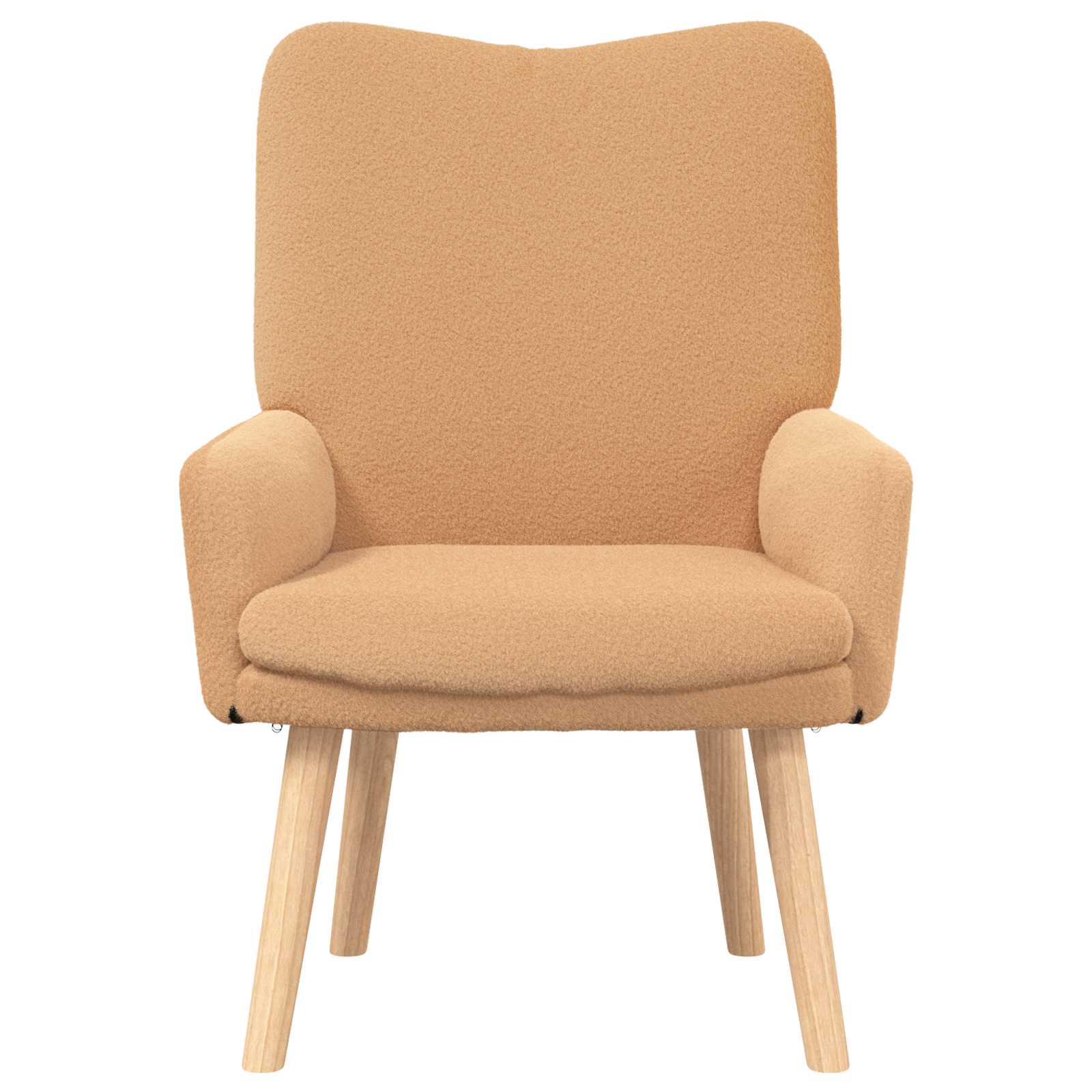 Fauteuil Beige 63 x 67 x 94 cm Polyester en multiplex