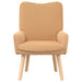 Fauteuil Beige 63 x 67 x 94 cm Polyester en multiplex