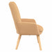 Fauteuil Beige 63 x 67 x 94 cm Polyester en multiplex