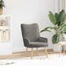 Fauteuil Lichtgrijs 63 x 67 x 94 cm Stof