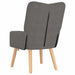 Fauteuil Lichtgrijs 63 x 67 x 94 cm Stof