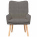 Fauteuil Lichtgrijs 63 x 67 x 94 cm Stof