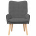 Fauteuil Donkergrijs 63 x 67 x 94 cm Stof