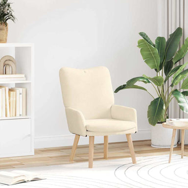 Fauteuil Crème 63 x 67 x 94 cm Stof
