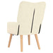 Fauteuil Crème 63 x 67 x 94 cm Stof