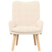 Fauteuil Crème 63 x 67 x 94 cm Stof