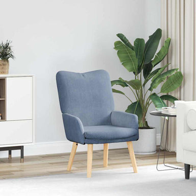 Fauteuil Blauw 63 x 67 x 94 cm Stof