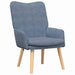 Fauteuil Blauw 63 x 67 x 94 cm Stof