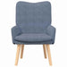 Fauteuil Blauw 63 x 67 x 94 cm Stof