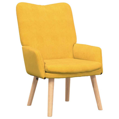 Fauteuil Lichtgeel 63 x 67 x 94 cm Stof