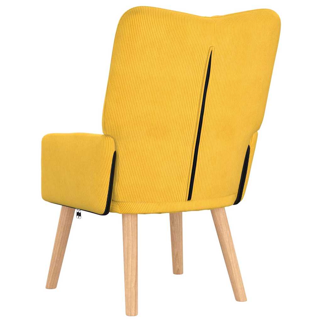 Fauteuil Lichtgeel 63 x 67 x 94 cm Stof