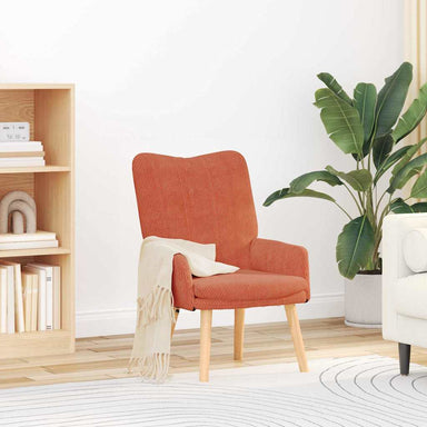 Fauteuil Rood-oranje 63 x 67 x 94 cm Stof