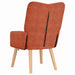 Fauteuil Rood-oranje 63 x 67 x 94 cm Stof