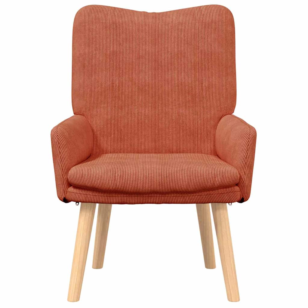 Fauteuil Rood-oranje 63 x 67 x 94 cm Stof