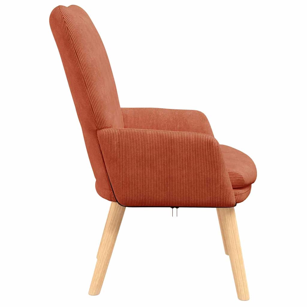 Fauteuil Rood-oranje 63 x 67 x 94 cm Stof