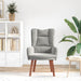 Fauteuil Lichtgrijs 63 x 67 x 94 cm Fluweel