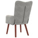 Fauteuil Lichtgrijs 63 x 67 x 94 cm Fluweel