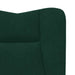 Fauteuil Donkergroen 63 x 67 x 94 cm Fluweel