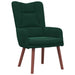 Fauteuil Donkergroen 63 x 67 x 94 cm Fluweel