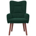 Fauteuil Donkergroen 63 x 67 x 94 cm Fluweel