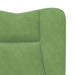 Fauteuil Lichtgroen 63 x 67 x 94 cm Fluweel
