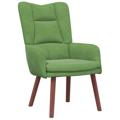 Fauteuil Lichtgroen 63 x 67 x 94 cm Fluweel