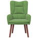 Fauteuil Lichtgroen 63 x 67 x 94 cm Fluweel