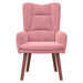 Fauteuil Roze 63 x 67 x 94 cm Fluweel