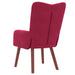 Fauteuil Wijnrood 63 x 67 x 94 cm Fluweel