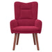 Fauteuil Wijnrood 63 x 67 x 94 cm Fluweel