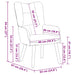Fauteuil Zwart 63 x 67 x 94 cm Fluweel