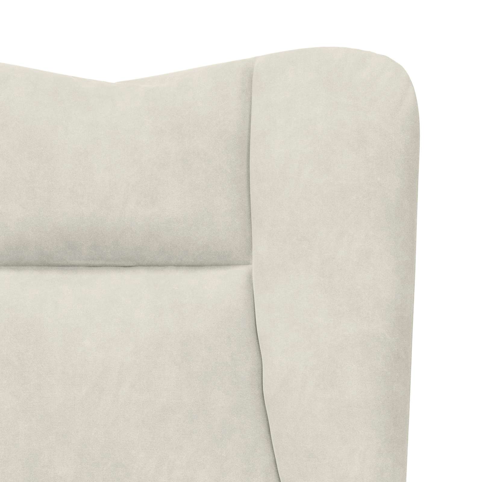 Fauteuil Crème 63 x 67 x 94 cm Fluweel