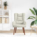 Fauteuil Crème 63 x 67 x 94 cm Fluweel