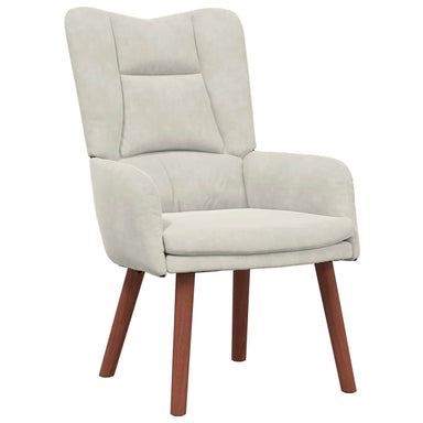 Fauteuil Crème 63 x 67 x 94 cm Fluweel