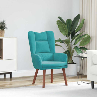 Fauteuil Turquoise 63 x 67 x 94 cm Fluweel