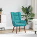 Fauteuil Turquoise 63 x 67 x 94 cm Fluweel