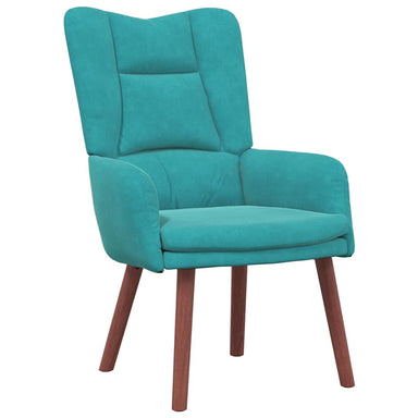 Fauteuil Turquoise 63 x 67 x 94 cm Fluweel