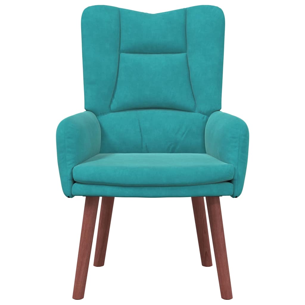 Fauteuil Turquoise 63 x 67 x 94 cm Fluweel