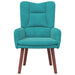 Fauteuil Turquoise 63 x 67 x 94 cm Fluweel