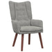 Fauteuil Lichtgrijs 63 x 67 x 94 cm Fluweel