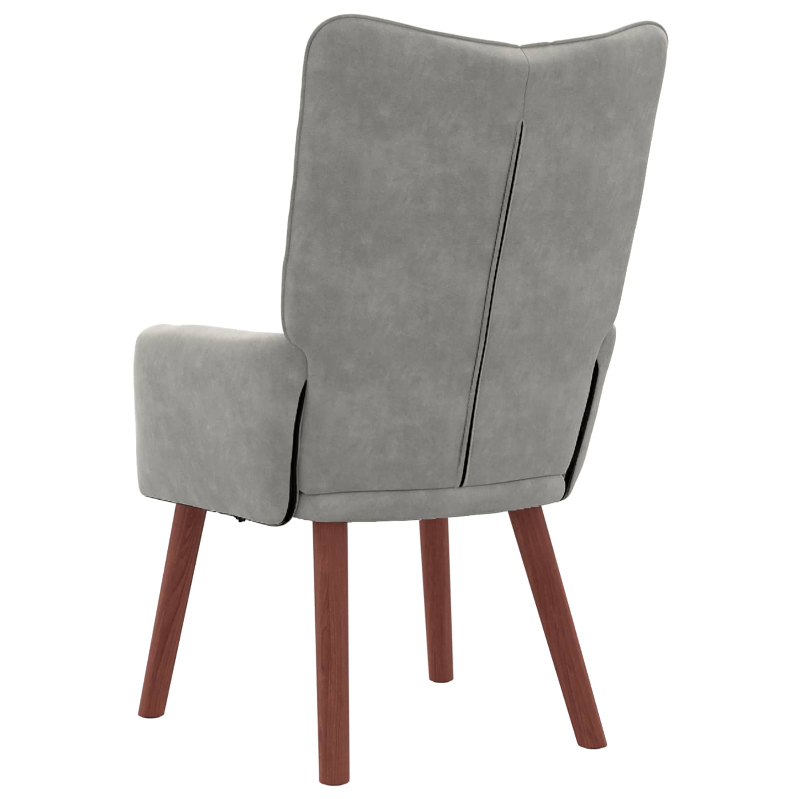 Fauteuil Lichtgrijs 63 x 67 x 94 cm Fluweel
