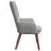 Fauteuil Lichtgrijs 63 x 67 x 94 cm Fluweel