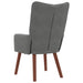 Fauteuil Donkergrijs 63 x 67 x 94 cm Fluweel