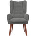 Fauteuil Donkergrijs 63 x 67 x 94 cm Fluweel