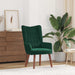Fauteuil Donkergroen 63 x 67 x 94 cm Fluweel